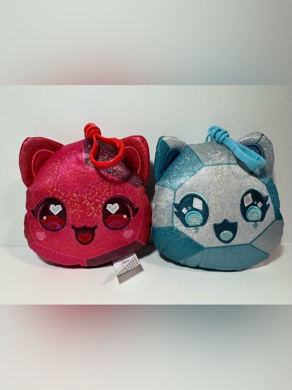 Aphmau Plush Clip On Celestial series,Ruby and diamond cat.